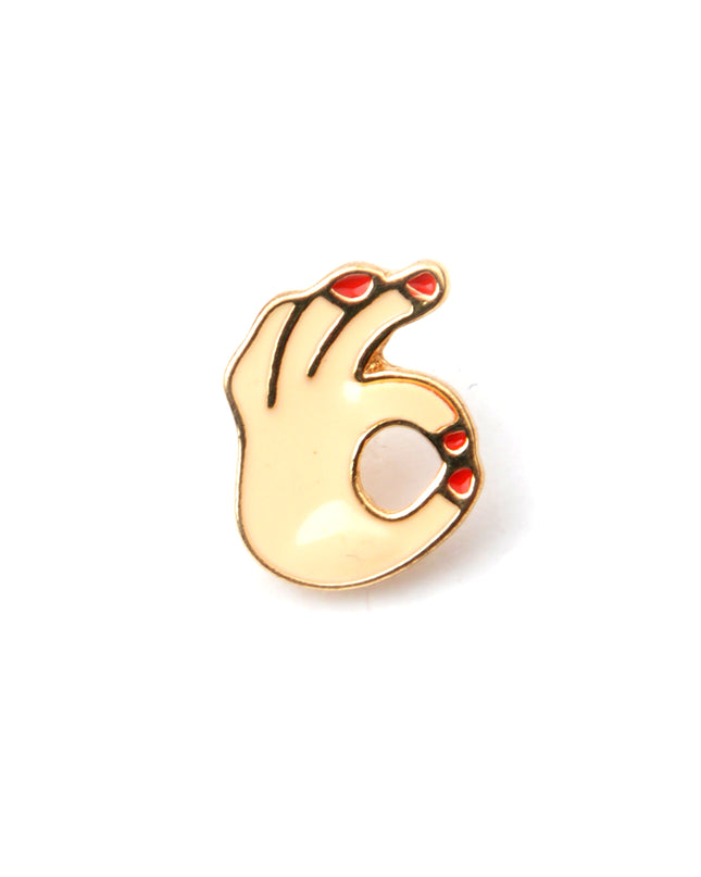 Oks Enamel Pin