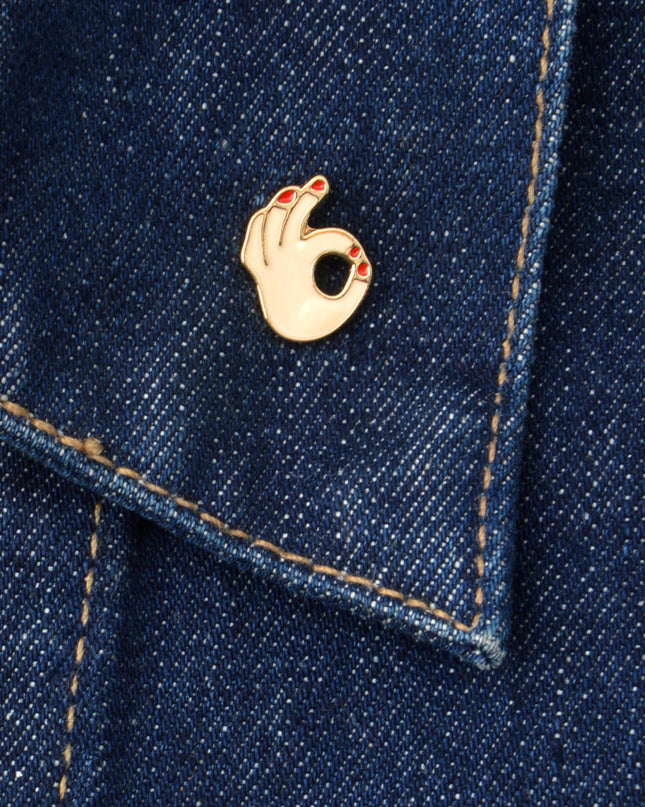 Oks Enamel Pin