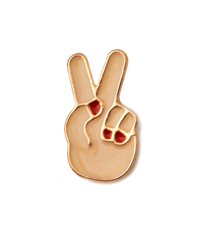 Peace II Enamel Pin