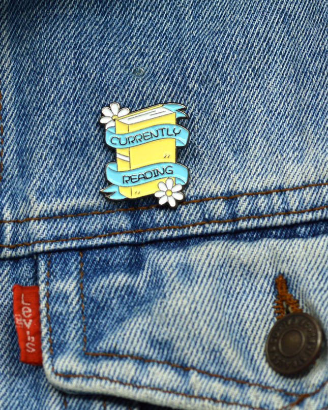 Currently Reading Enamel Pin