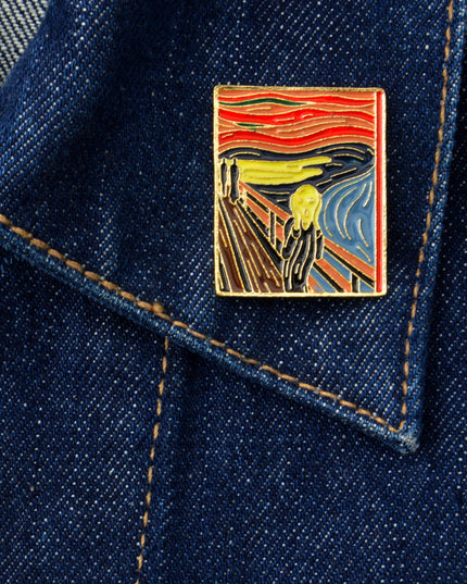 Scream Brooch