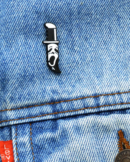Scream Knife Pin - Ideal for Halloween