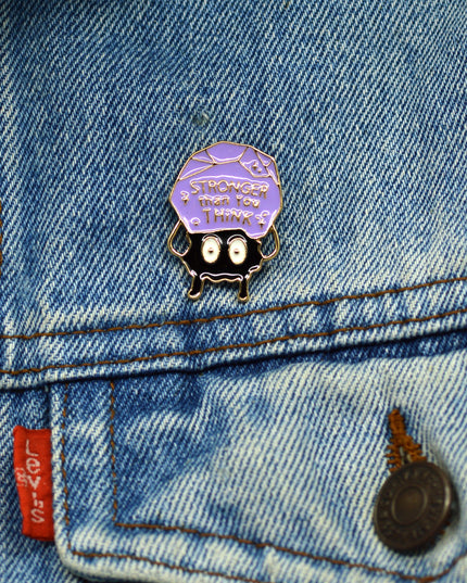 Stronger Enamel Pin