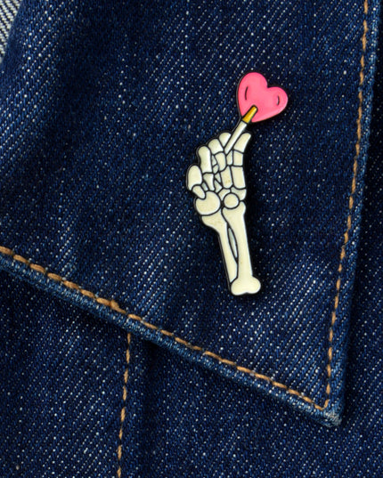 Heart Lollipop Pin