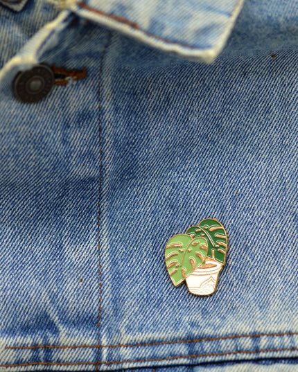 Monstera Easter Pin