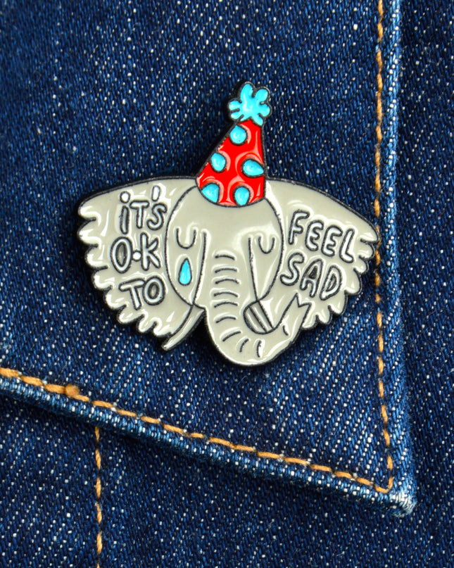 Badge - Sad Elephant