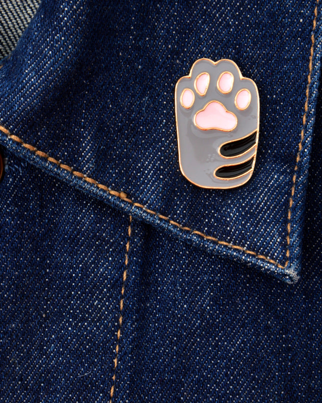 Grey Paw Pin - Hurmaava Halloween-koriste