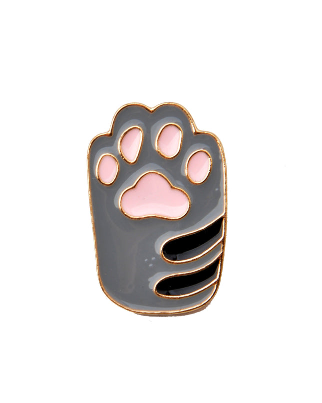 Grey Paw Pin - Hurmaava Halloween-koriste