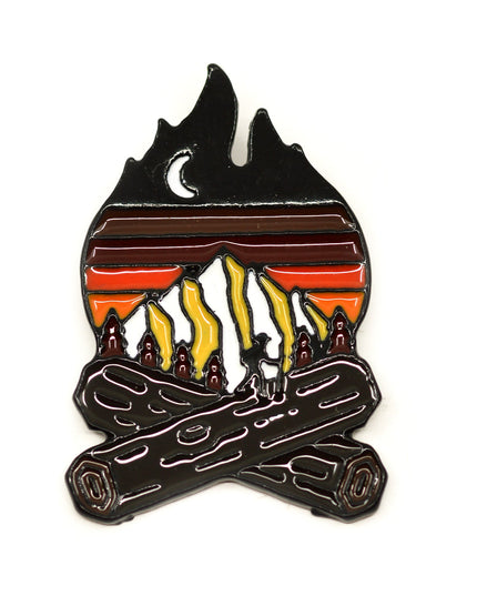 Brooch - Campfire Design