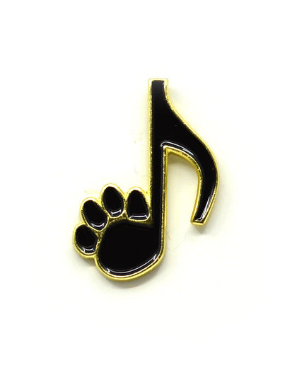 Paw Musical Note Pin