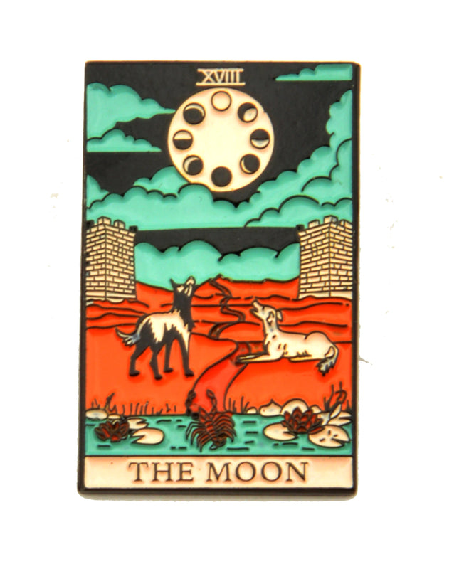 Tarot Brooch - The Moon II Halloween Costume Accessory