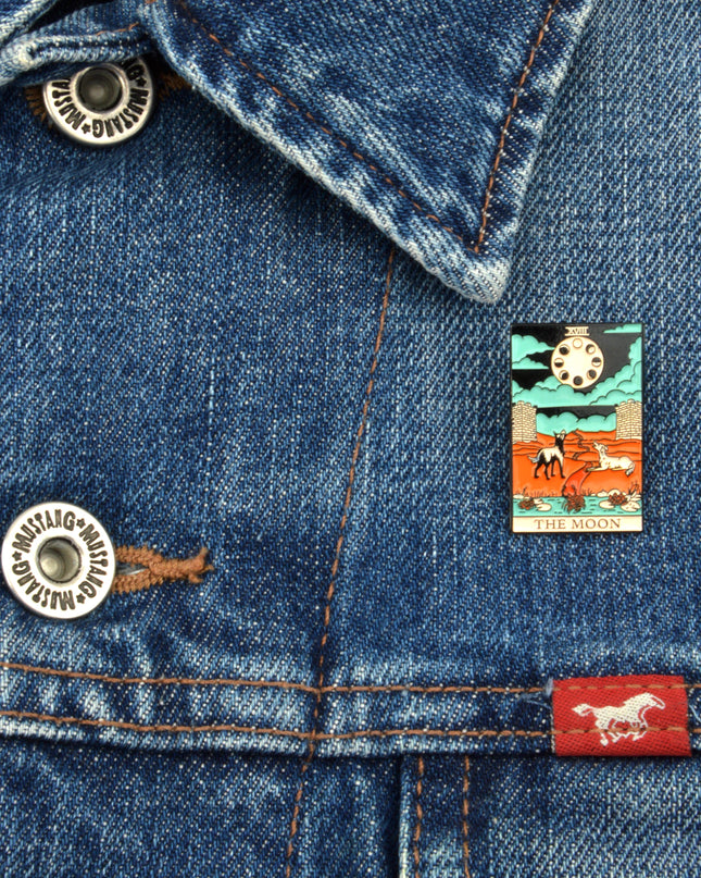 Tarot Brooch - Moon II Costume Accessory