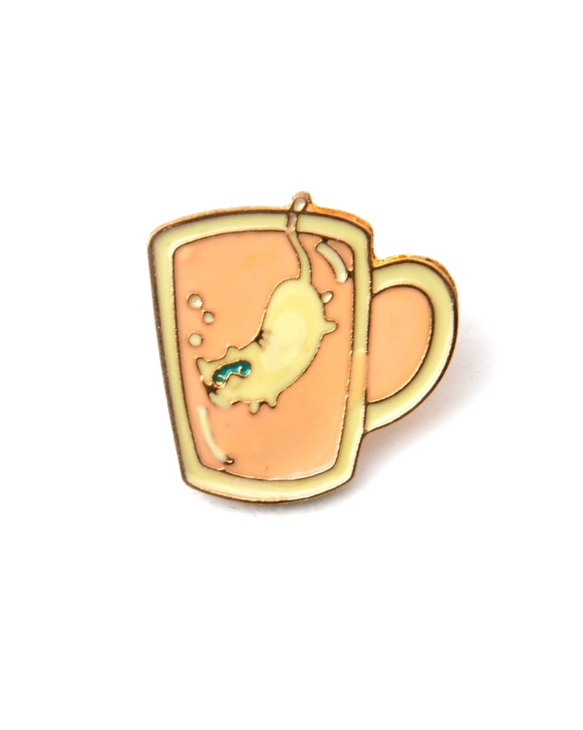 Tea Diver Brooch - Quirky Underwater Design