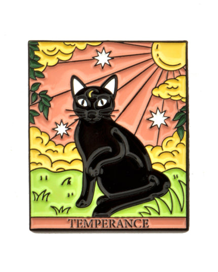 Kissa Tarot Kohtuus Pin