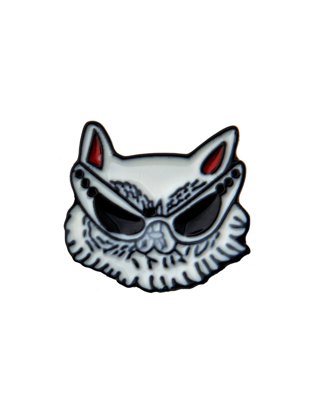Terminator Cat Brooch - Unique Sci-Fi Design