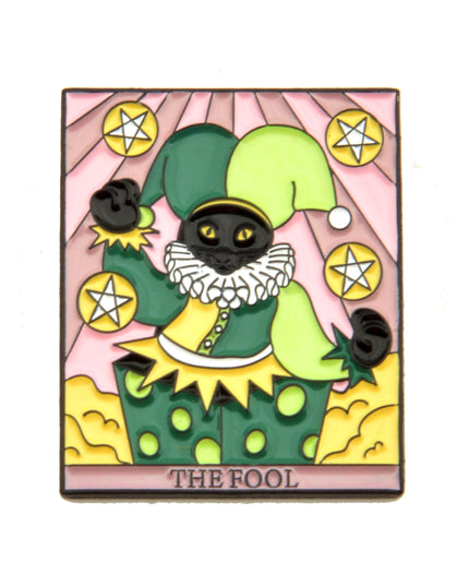 Cat Tarot The Fool Pin