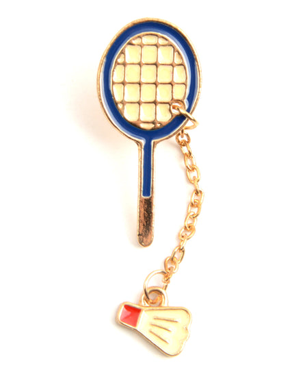 Badminton Easter Pin