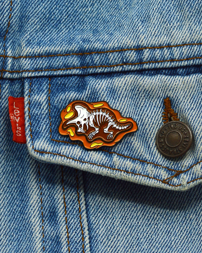 Badge - Triceratops Dino | Easter Collection