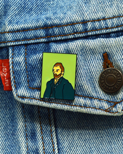 Van Gogh Portrait Brooch