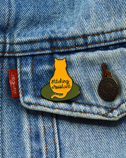 Brooch - Red Cat Design