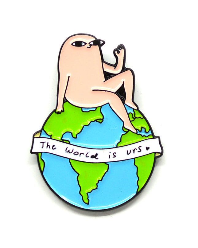 The World is Yours Enamel Pin