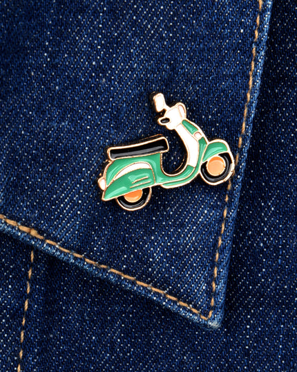 Scooter Brooch II - Trendy and Fun