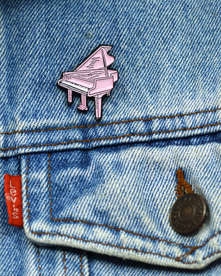 Pink Piano Pin