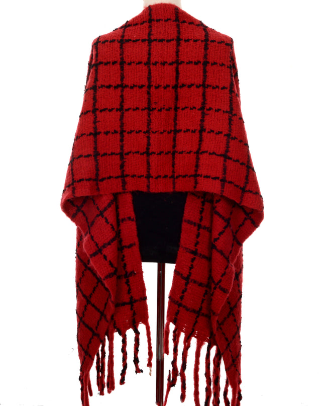 Red Plaid Scarf