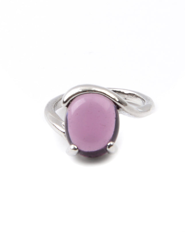 Boho Ring - Purple Oval