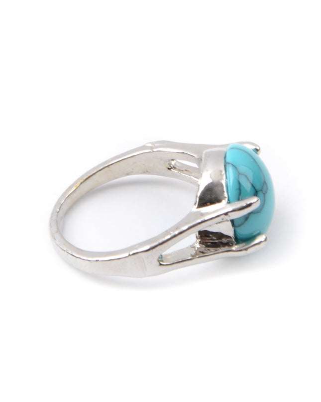Boho Ring - Blue Circle