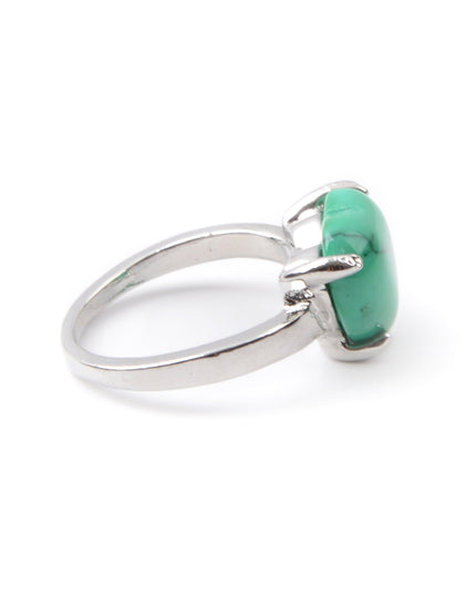 Boho Ring - Green Heart