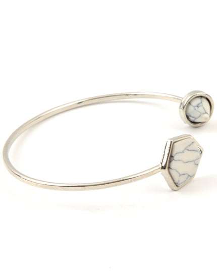 Valkoinen I Jalokiviranneke