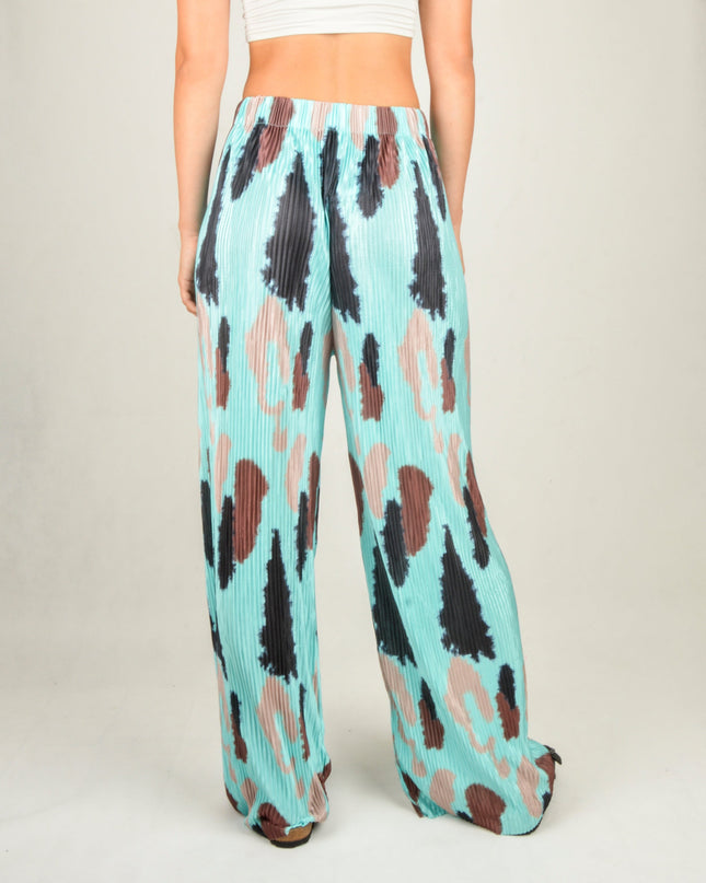 Crepe Pants - Speckled Turquoise | Comfortable for Home