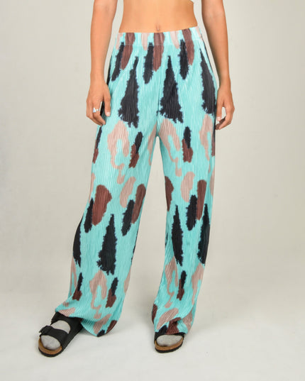 Crepe Pants - Speckled Turquoise | Comfortable for Home