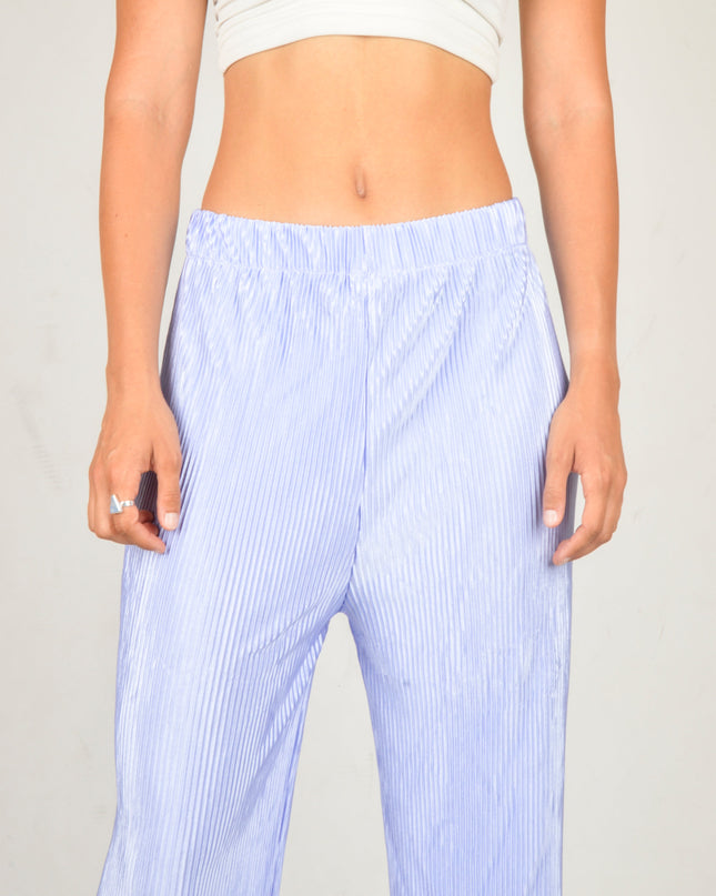 Purple Crepe Pants