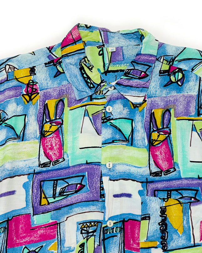 Vintage Krikszkraksz Button-Up Shirt - Holiday Sweater Collection