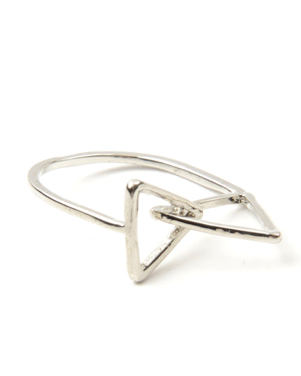 Triangle Chrome Ring