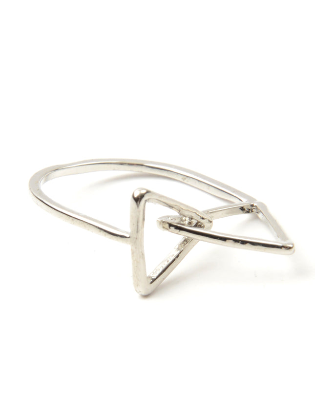 Triangle Chrome Ring