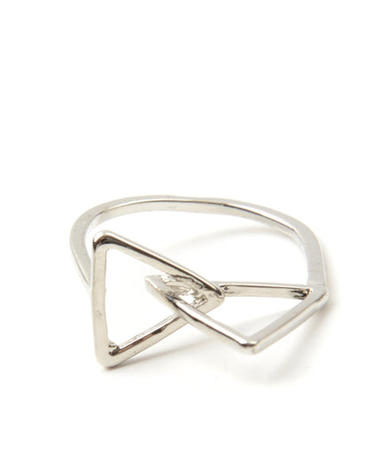 Triangle Chrome Ring