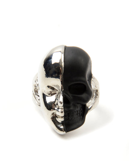 Chrome Skull Ring