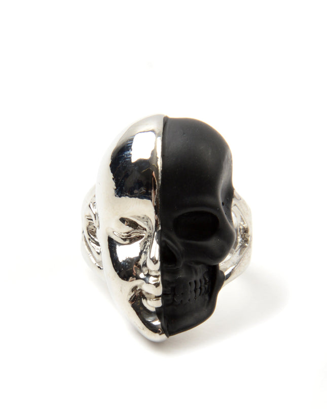 Chrome Skull Ring