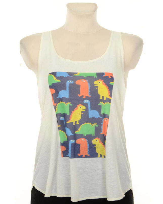 Loose Tank Top - Dinosaurs Design for All