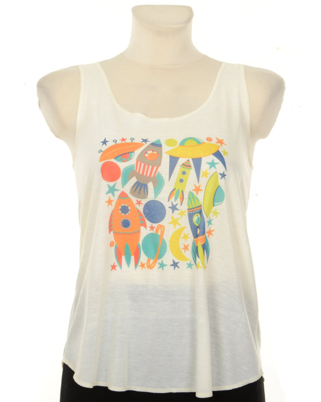 Loose Tank Top - Rockets Graphic for All
