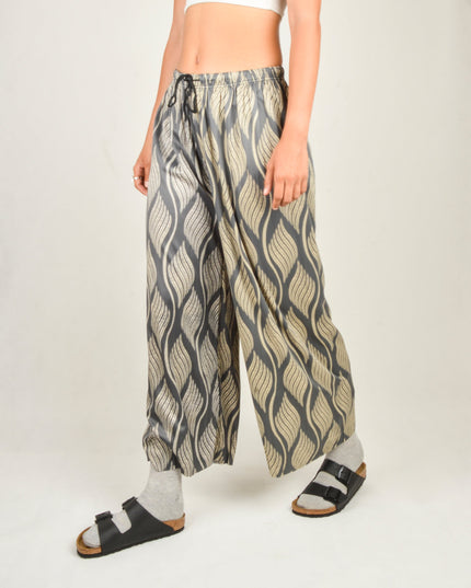Gray Leaf Pants