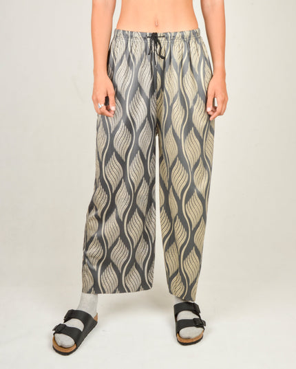 Gray Leaf Pants