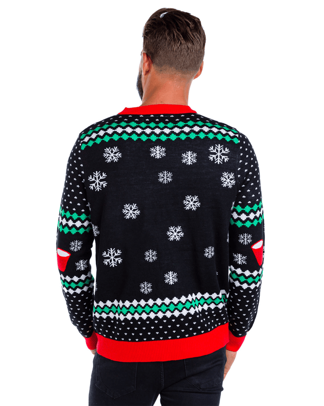 Men's Cheer Pong Game Ugly Christmas Sweater