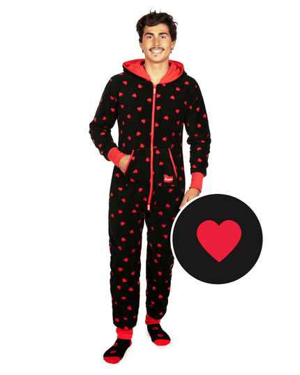 Men's Hearts on Fire Jumpsuit