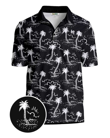 Men's Monochrome Moonlight Pickleball Shirt