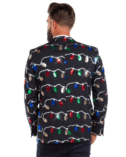 Men's Sequin Tangle Wrangler Blazer with Tie