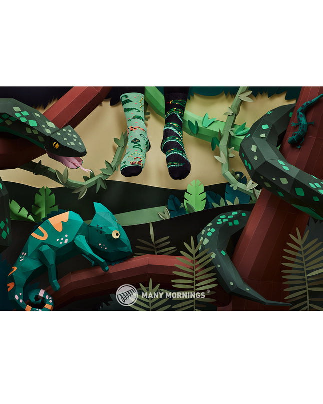 Sneaky Snake Fun Socks by Many Mornings